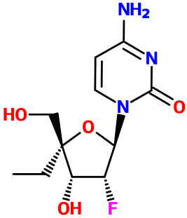(image for) MC004669 2'-Deoxy-4'-ethyl-2'-fluorocytidine